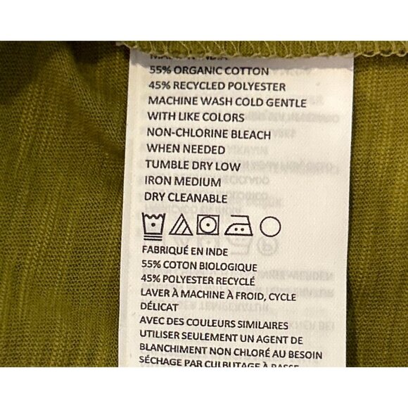 Prana Ocupas Popover Top Sweet Grass Green Size Small NWT - Picture 8 of 9